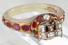 The Ann Boleyn-Elizabeth I Cameo Ring, courtesy of 'On the Tudor Trail'