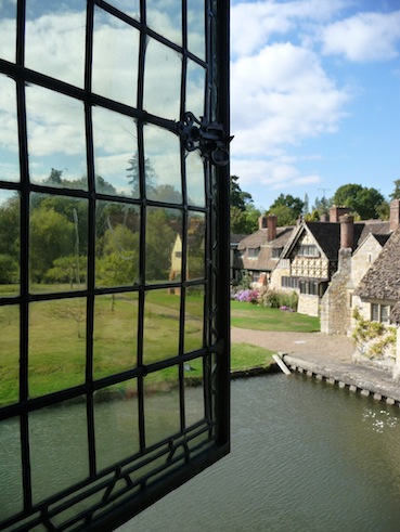 View from Anne Boleyn's bedroom Hever Castle